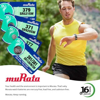 Foto 4 | Foto 4 | Batería Murata Sr920sw 1,55 V 35 Mah Óxido De Plata (100 Unidades) - Venta Internacional.