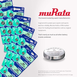 Foto 5 | Foto 5 | Batería Murata Sr920sw 1,55 V 35 Mah Óxido De Plata (100 Unidades) - Venta Internacional.