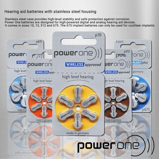 Foto 5 | Foto 5 | Pilas Para Implantes Cocleares Power One 60 10 Paquetes - Venta Internacional.