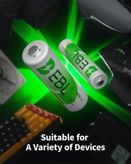 Foto 2 | Foto 2 | Pilas Recargables Ebl Aa 2800 Mah Paquete De 4 Paquete De 4 Baterías Aaa De 1100 Mah - Venta Internacional.