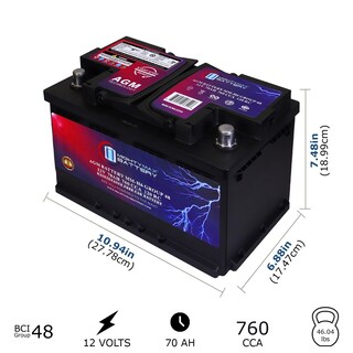 Foto 2 | Foto 2 | Batería De Coche Mighty Max Battery Mm-h6 12 V 70 Ah 760 Cca - Venta Internacional.