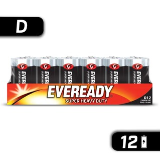 Foto 1 | Foto 1 | Pilas Eveready Carbon Zinc D Charola con 12 1.5v Grande
