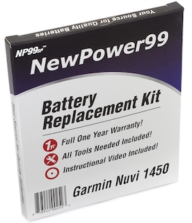 Foto 3 | Foto 3 | Kit De Reemplazo De Batería Garmin Nuvi 1450 Con Herramientas 1250 Mah - Venta Internacional.