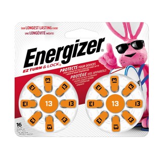 Foto 1 | Foto 1 | Pilas Para Audífonos Energizer, Tamaño 13, Naranja, Lengüeta, 16 Unidades - Venta Internacional.