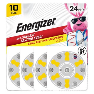 Foto 1 | Foto 1 | Pilas Para Audífonos Energizer Tamaño 10 Lengüeta Amarilla Paquete De 24 - Venta Internacional.
