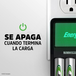 Foto 3 | Foto 3 | Cargador De Pilas Energizer Mini + 4 Pilas Recargables Aa
