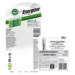 Foto 7 | Foto 7 | Cargador De Pilas Energizer Mini + 4 Pilas Recargables Aa