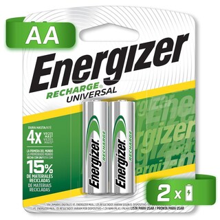 Foto 2 | Foto 2 | Baterías Recargables Energizer Aa 2000 Mah Blister 12 Unidades