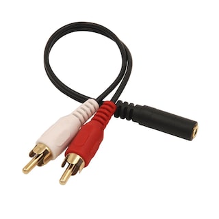Foto 2 | Foto 2 | Cable De Audio En Y Vce Hembra De 3,5 Mm A 2 Rca Macho Estéreo De 0,2 M 2-p - Venta Internacional.