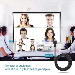 Foto 5 | Foto 5 | Cable Hdmi A Rca Eanetf 1080p 1.5 M Para Tv Hdtv Dvd 5 Pies - Venta Internacional.