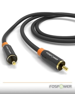 Foto 5 | Foto 5 | Cable Coaxial De Audio Digital Fospower Rca De 10 Pies Macho A Macho - Venta Internacional.