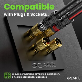 Foto 6 | Foto 6 | Cable De Altavoz Gearit Pro Series 14, Calibre 14, 6,09 M, Para Cine En Casa - Venta Internacional.