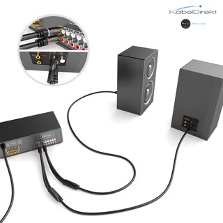 Foto 6 | Foto 6 | Cable Rca/phono Y Kabeldirekt De 15 Pies De Largo, 1 A 2 Macho A Macho - Venta Internacional.