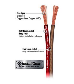 Foto 2 | Foto 2 | Cable De Altavoz Installgear Calibre 16 (30,5 M) Para Coche/cine En Casa - Venta Internacional.