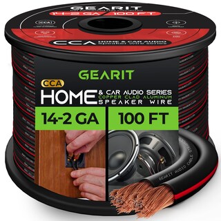 Foto 1 | Foto 1 | Cable De Altavoz Gearit Pro Series, Calibre 14 Awg (30,48 M), Negro - Venta Internacional.