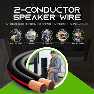 Foto 4 | Foto 4 | Cable De Altavoz Gearit Pro Series 14 Awg, Calibre 15,24 M, Negro - Venta Internacional.
