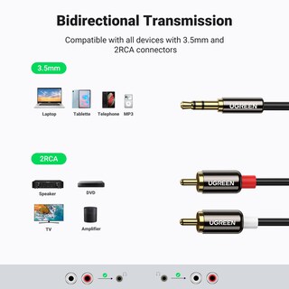 Foto 3 | Foto 3 | Cable de Audio Ugreen de 3.5 mm a RCA Macho 5 m Hifi Sound Metal She - Venta Internacional
