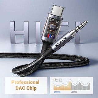 Foto 5 | Foto 5 | Adaptador de Audio Ugreen Aux A Usb C de 3.3 Pies para iPhone Galaxy - Venta Internacional