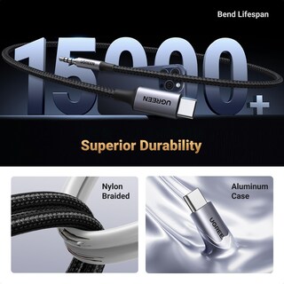 Foto 6 | Foto 6 | Adaptador de Audio Ugreen Aux A Usb C de 3.3 Pies para iPhone Galaxy - Venta Internacional