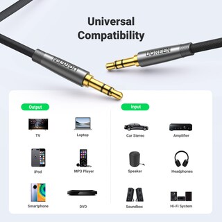 Foto 6 | Foto 6 | Cable de Audio Ugreen de 3.5 m-Venta Internacional