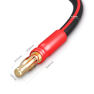 Foto 4 | Foto 4 | Cable Altavoz Gearit 14 Awg con Conectores Tipo Banana 2 M, 2 Unidades Negro - Venta Internacional