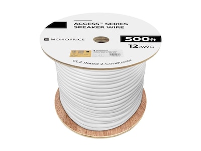 Foto 1 | Foto 1 | Cable de Altavoz Monoprice Cl2 con Clasificación 12 Awg Cobre 500 Pies - Venta Internacional