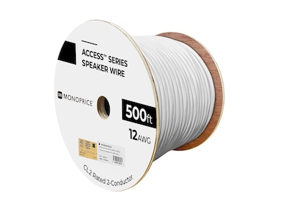 Foto 5 | Foto 5 | Cable de Altavoz Monoprice Cl2 con Clasificación 12 Awg Cobre 500 Pies - Venta Internacional
