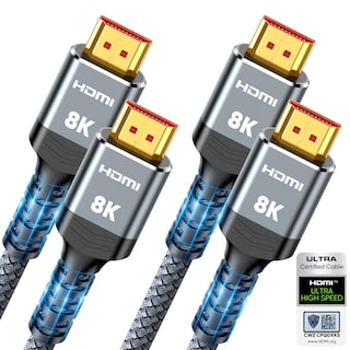 Foto 1 | Foto 1 | Cable Hdmi Highwings 10k 8k Hdmi 2.1 48 Gbps, Paquete De 2 M - Venta Internacional.