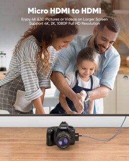 Foto 4 | Foto 4 | Cable Hdmi A Hdmi Highwings 4k De 10 Pies Para Cámara Réflex Digital, Gopro - Venta Internacional.