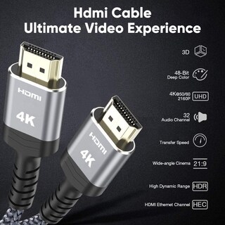 Foto 5 | Foto 5 | Cable Hdmi Highwings 4k Hdr De Alta Velocidad, 18 Gbps, 6 M - Venta Internacional.