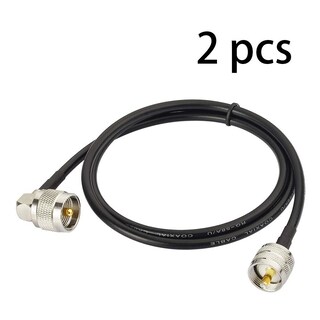 Foto 4 | Foto 4 | Cable Coaxial Superbat Pl-259 Uhf Macho A Macho De 100 Cm, Paquete De 2 - Venta Internacional.