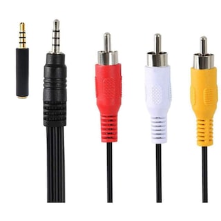 Foto 1 | Foto 1 | Cable Av Padarsey De 3,5 Mm Macho A 3 Rca Macho De 1,5 M Para Videocámara - Venta Internacional.