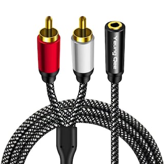 Foto 2 | Foto 2 | Cable Adaptador De Audio Yeung Qee De 3,5 Mm Hembra A 2rca Macho - Venta Internacional.