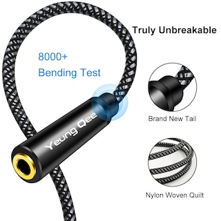 Foto 5 | Foto 5 | Cable Adaptador De Audio Yeung Qee De 3,5 Mm Hembra A 2rca Macho - Venta Internacional.