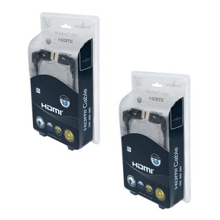 Foto 3 | Foto 3 | Cable Hdmi Mobimax Hdmo3m Negro 3 Metros Conectores Articulados (2 CABLES)