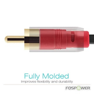 Foto 6 | Foto 6 | Cable De Audio Fospower De 3 5 Mm A Rca Cable Auxiliar Estéreo De 6 Pies - Venta Internacional.
