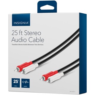 Foto 1 | Foto 1 | Cable De Audio Insignia 2rca A 2 Rca Macho Rojo/blanco De 7 6 M - Venta Internacional.