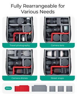 Foto 2 | Foto 2 | Mochila Para Cámara Bagsmart Para Fotógrafos Con Portátil De 15,6 Pulgadas - Venta Internacional.
