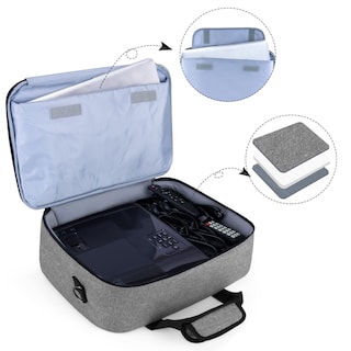 Foto 3 | Foto 3 | Funda Para Proyector Luxja Con Funda Protectora Para Portátil, Color Gris - Venta Internacional.