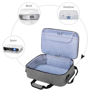 Foto 4 | Foto 4 | Funda Para Proyector Luxja Con Funda Protectora Para Portátil, Color Gris - Venta Internacional.