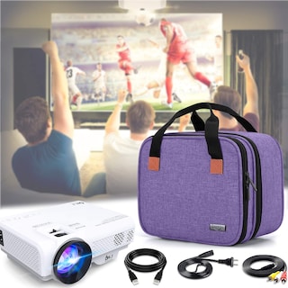 Foto 7 | Foto 7 | Bolsa De Transporte Luxja Compatible Con El Miniproyector Dr.j, Color Morado - Venta Internacional.