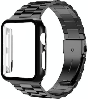 Foto 1 | Foto 1 | Venta Internacional - Baozai Compatible Con Banda Apple Watch 44 Mm Con Estuche, Banda De Acero Inoxidable Y Cubierta Completa