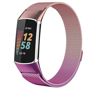 Foto 1 | Foto 1 | Venta Internacional - Banda De Reloj De Metal Awsmore Compatible Para Fitbit Charge 5 Band No Hebilla Diseño Bandas De Reemplaz