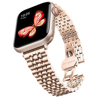 Foto 1 | Foto 1 | Venta Internacional - Baozai Band Delgada Compatible Con Banda Apple Watch 41 Mm De 41 Mm De 38 Mm, Women Slim Acero Inoxidable