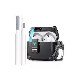 Foto 1 | Foto 1 | Funda para Airpods 4 con Bolígrafo Limpiador Eo Safe Imports Esi-16119 Negro