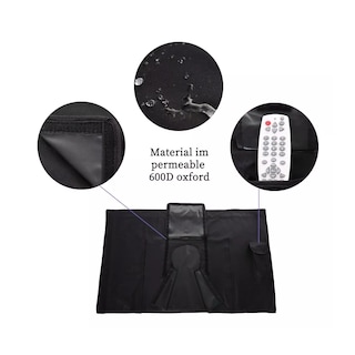 Foto 2 | Foto 2 | Protector De Pantalla Funda Para Tv Exterior 65-70 Pulg Eo Safe Imports Esi-16103-1 Negro