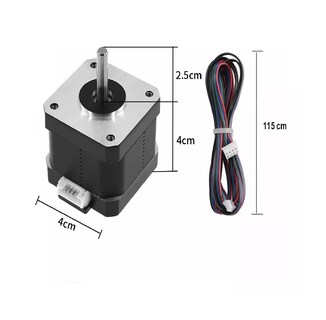 Foto 4 | Foto 4 | Motor A Pasos Fuente 12v 17 BELUG para Impresora 3D Negro con Plata