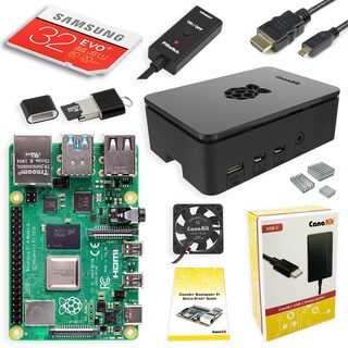 Foto 1 | Foto 1 | Kit De Inicio Canakit Raspberry Pi 4 De 8 Gb De Ram Con Tarjeta Sd De 32 Gb - Venta Internacional.