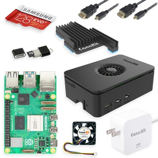 Foto 1 | Foto 1 | Kit De Inicio Canakit Raspberry Pi 5 Pro Turbine Black 128gb - Venta Internacional.