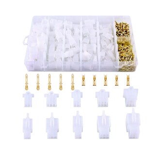 Foto 1 | Foto 1 | Terminal de Cable Eléctrico 2/3/4/6/9 Pines 580 Piezas Blanco